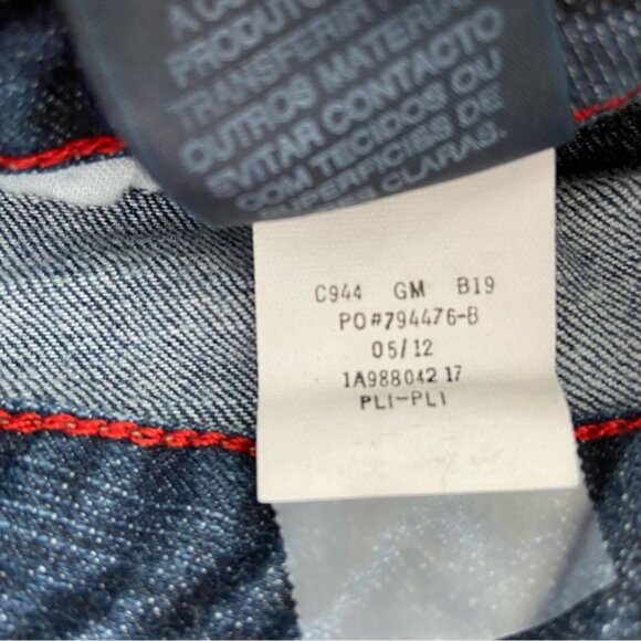 Tommy Hilfiger jeans Modern Straight Pli-Pli medium rise Mexico stretch blue 12 - Picture 8 of 11